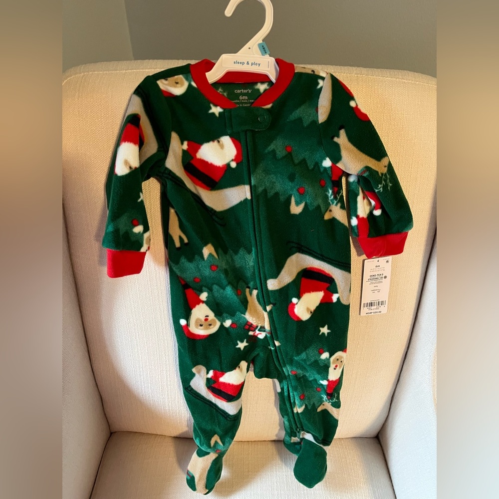 Carter’s fleece holiday pajama